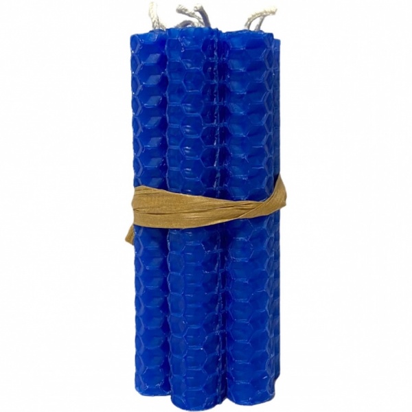 Blue (Cobalt) - Beeswax Spell Candles